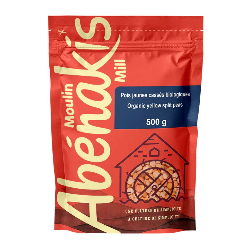 Moulin Abenaki organic split yellow peas 500 g