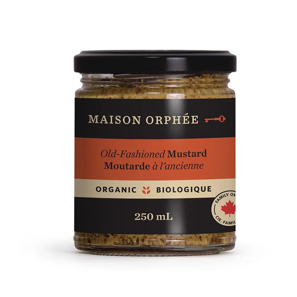 Organic Old-Fashioned Mustard Maison Orphée - La Boite à Grains