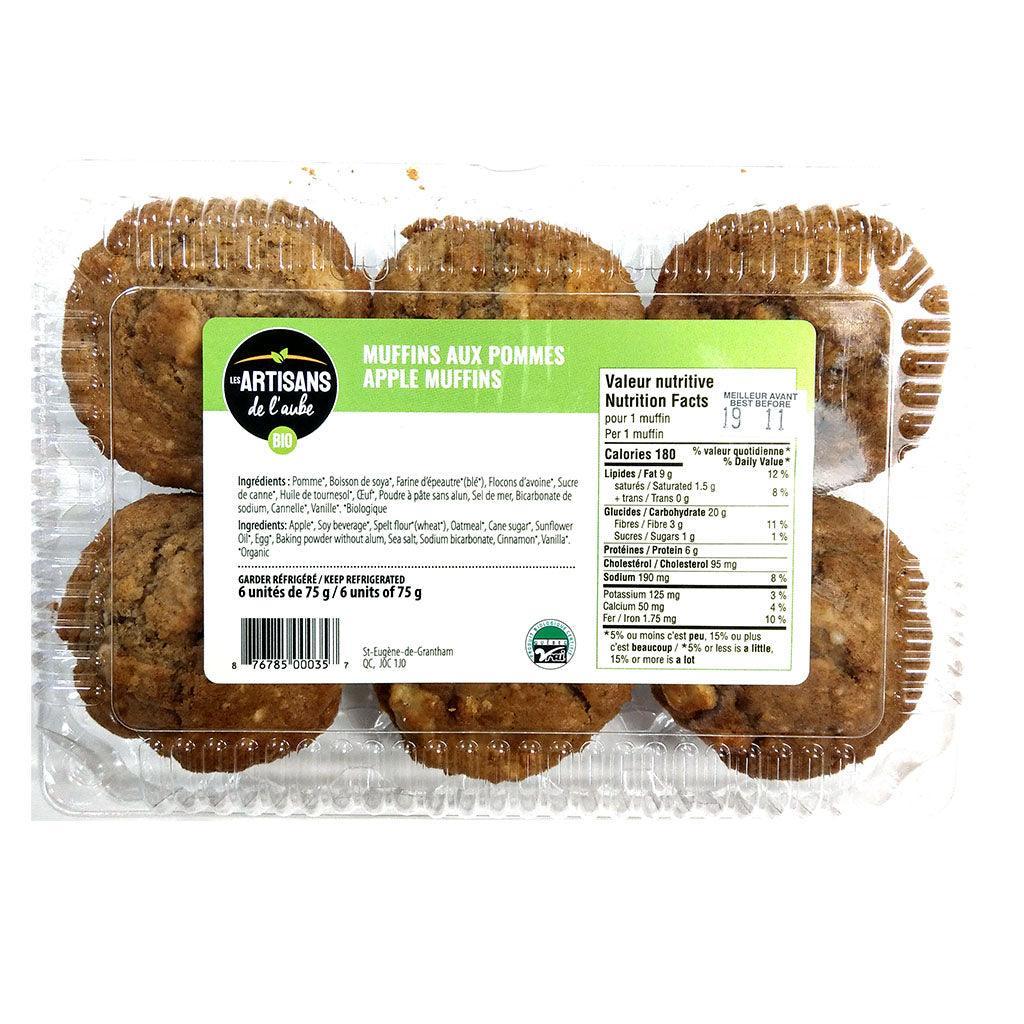 Muffins aux Pommes Bio Les Artisans de l'Aube - La Boite à Grains