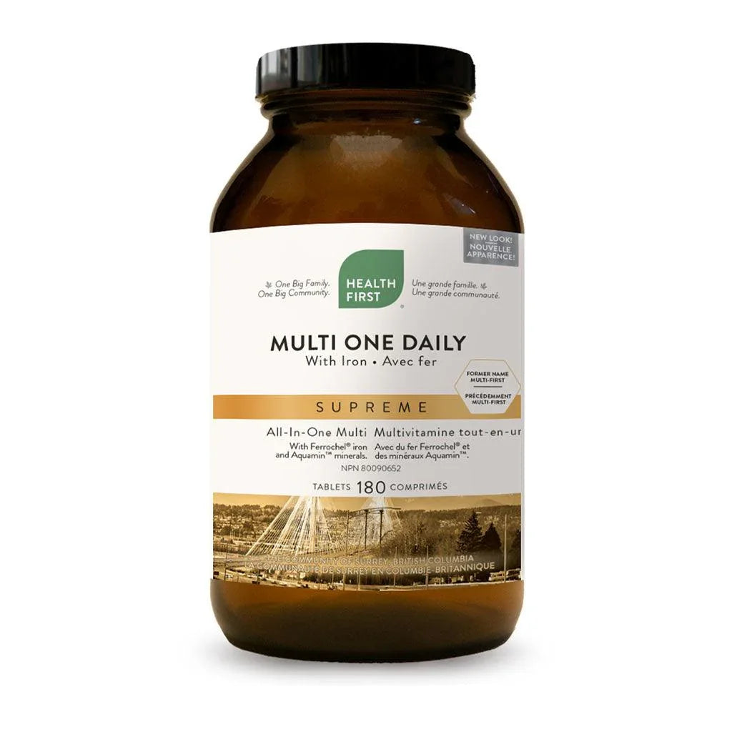 Multi One Daily With Iron Supreme Health First - La Boite à Grains