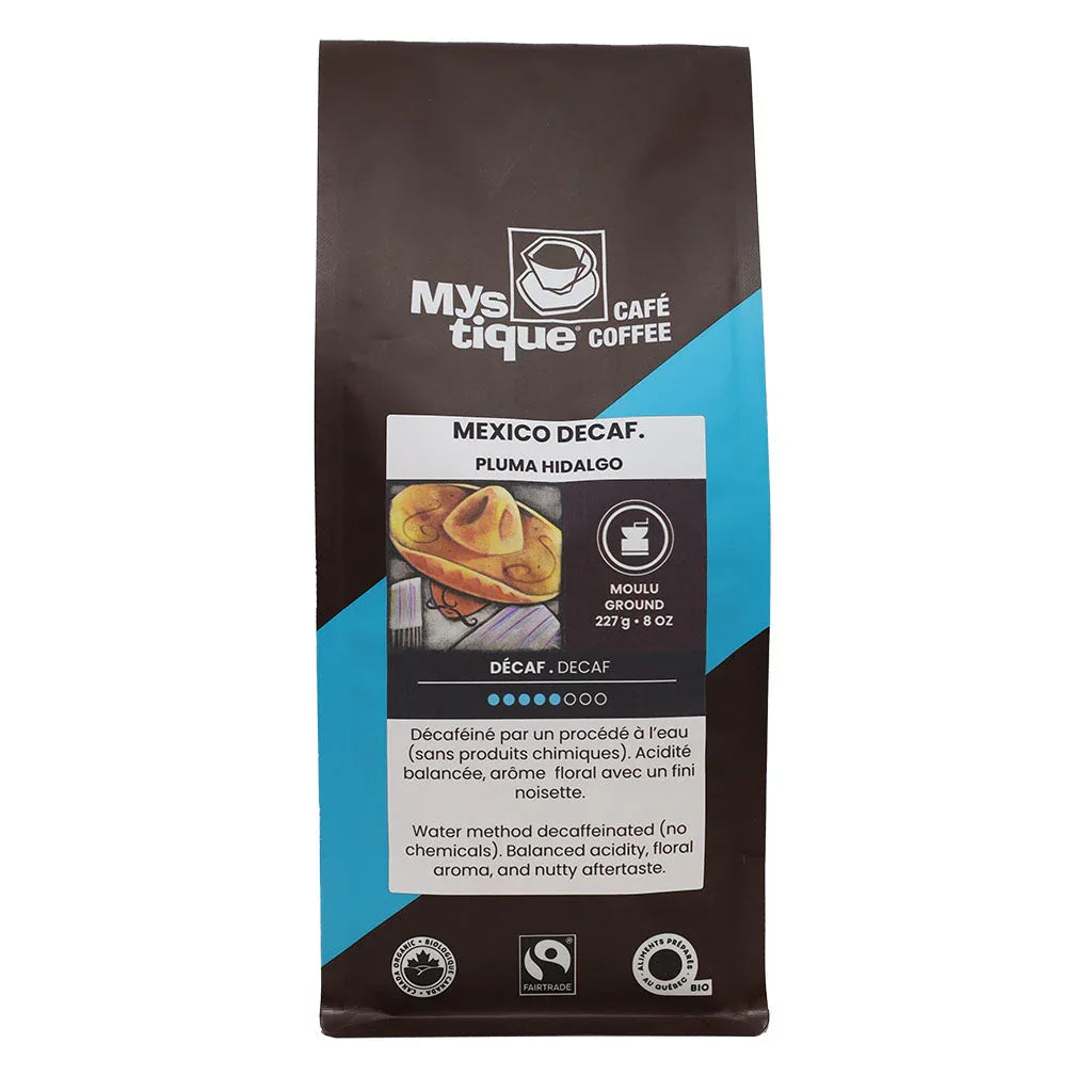 mystique café mexico decaf pluma hidalgo ground 227 g