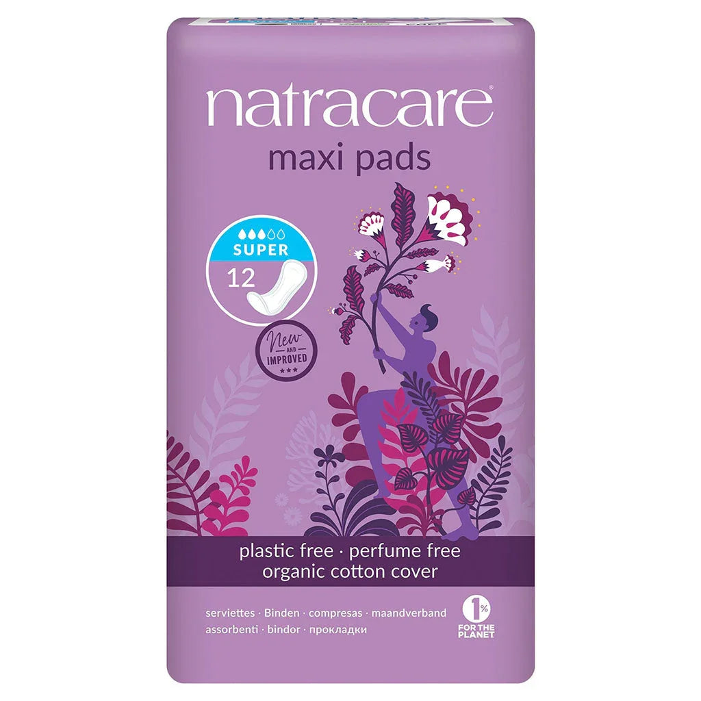 natracare maxi pads super towels - La Boite à Grains
