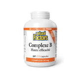 natural factors complex b high effectiveness 210 capsules - La Boite à Grains