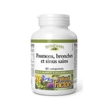 natural factors healthy lungs bronchi and sinuses 90 tablets - La Boite à Grains