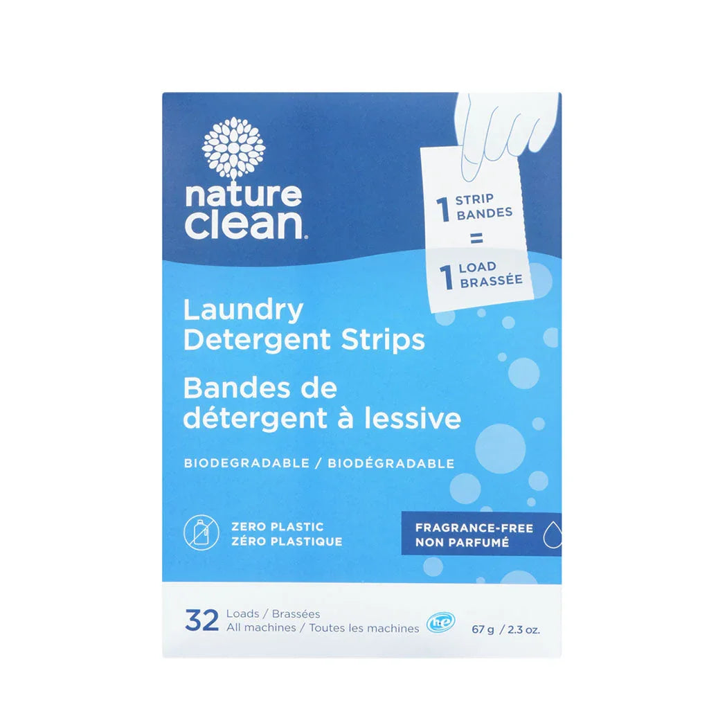 bandes de détergent à lessive non parfumé Nature Clean - La Boite à Grains