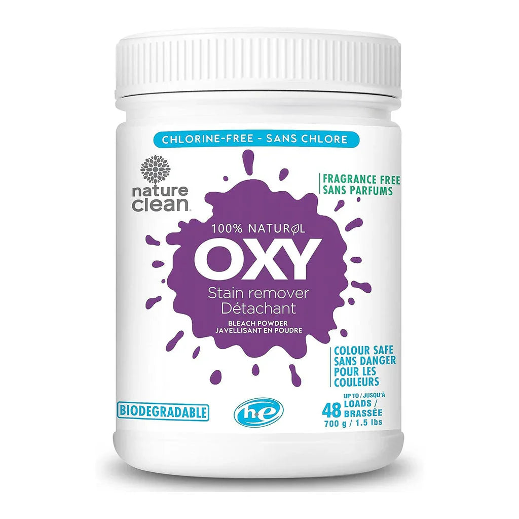 nature clean oxy bleach stain remover powder 700 g