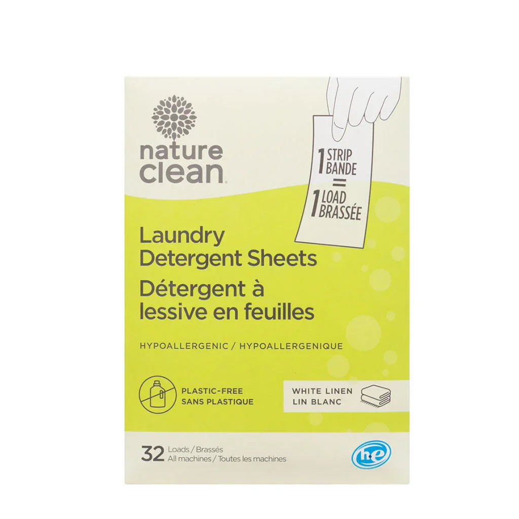 détergent à lessive lin blanc Nature Clean - La Boite à Grains