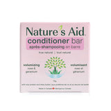 nature's aid après shampoing en barre volumisant rose et géranium - La Boite à Grains
