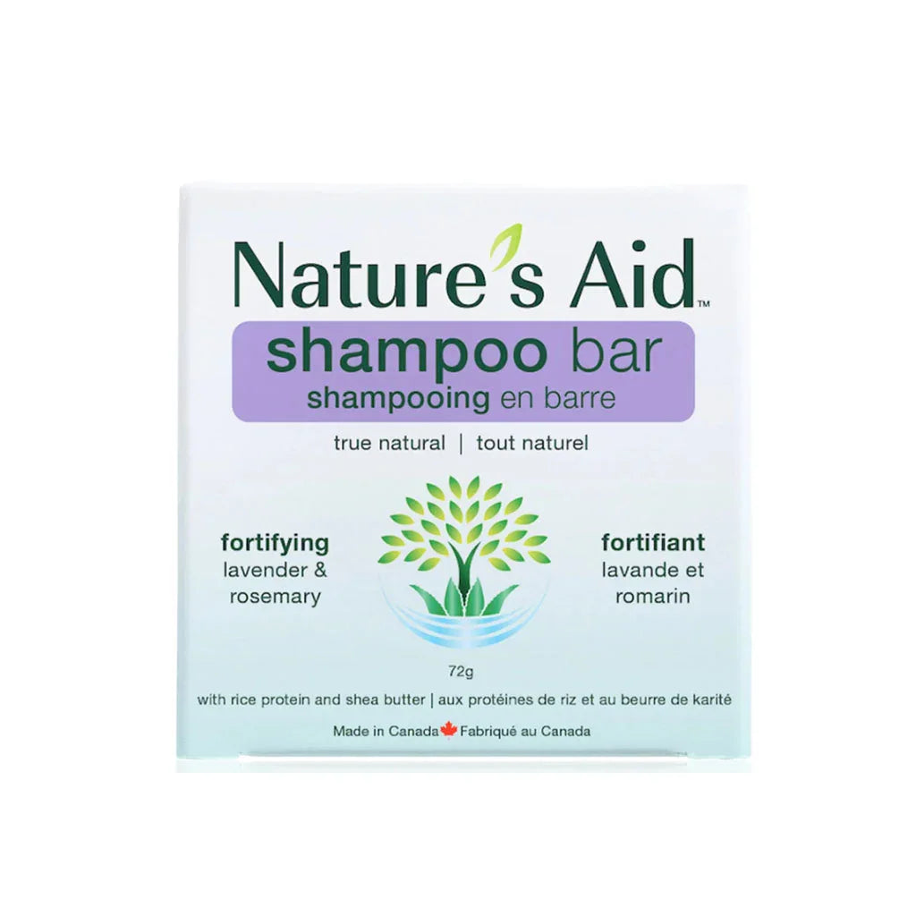 Nature's Aid All Natural Strengthening Lavender and Rosemary Shampoo Bar - La Boite à Grains