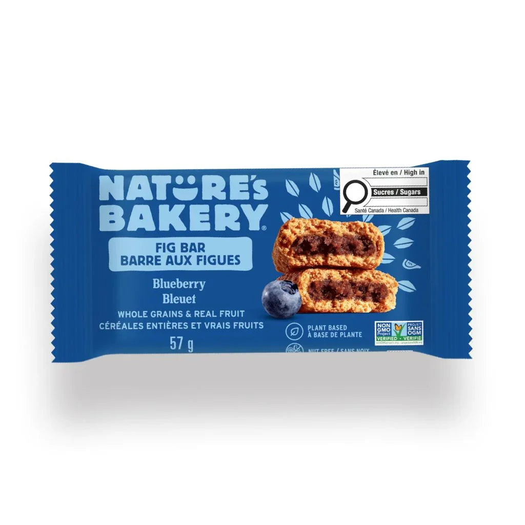 barres aux figues bleuets Nature's Bakery - La Boite à Grains