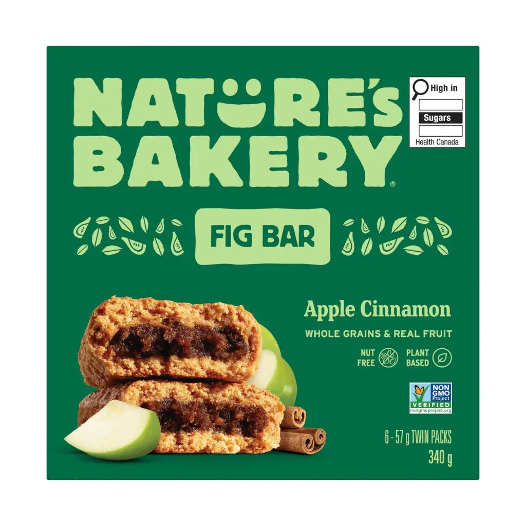barres aux figues pomme et cannelle Nature's Bakery - La Boite à Grains