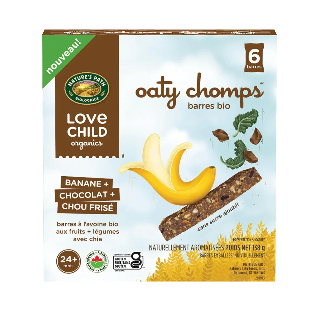 Oaty Chomps Love Child Organics Bars - La Boite à Grains