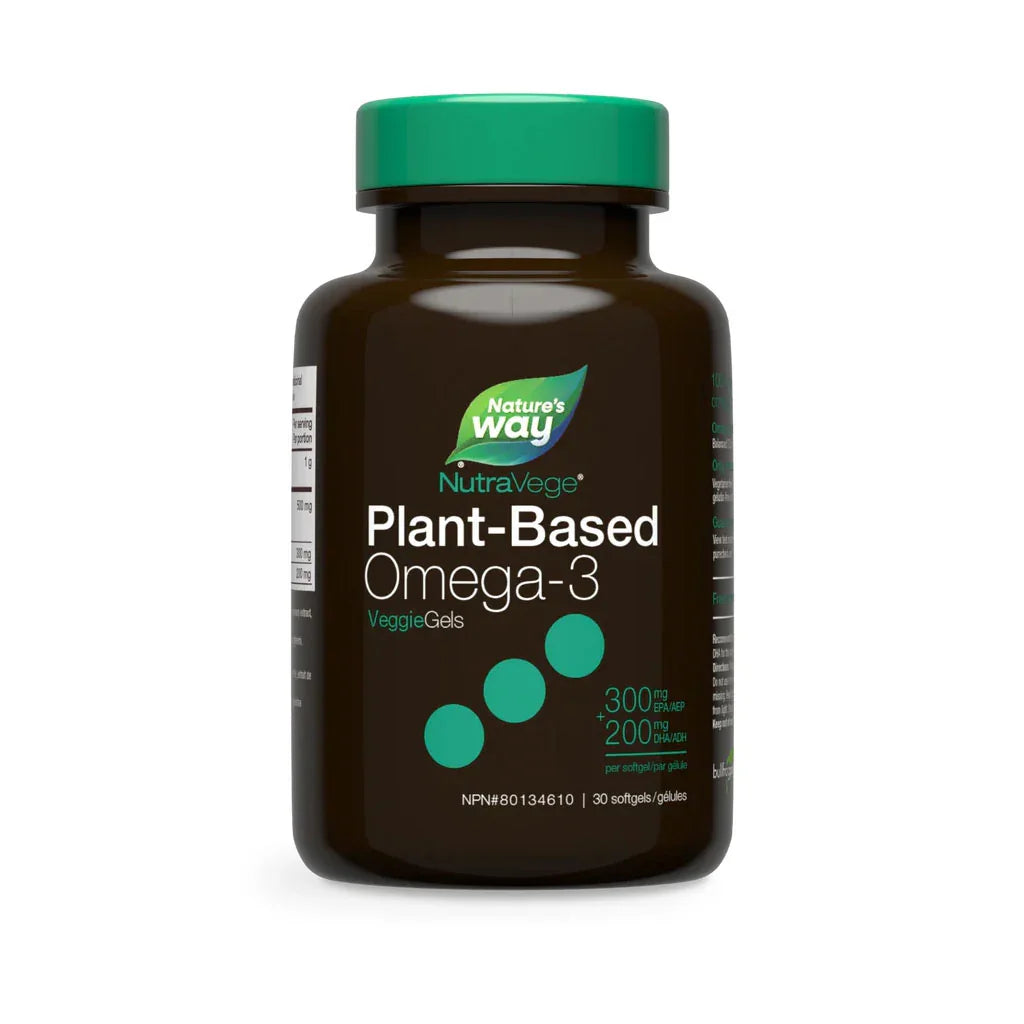 Nutravege Plant-based omega-3 Nature's Way - La Boite à Grains