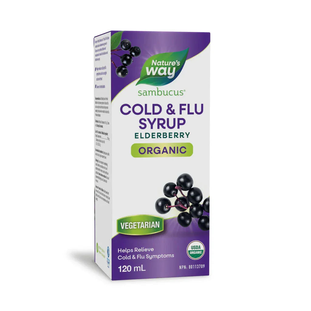 Nature's Way organic cold and flu syrup - La Boite à Grains