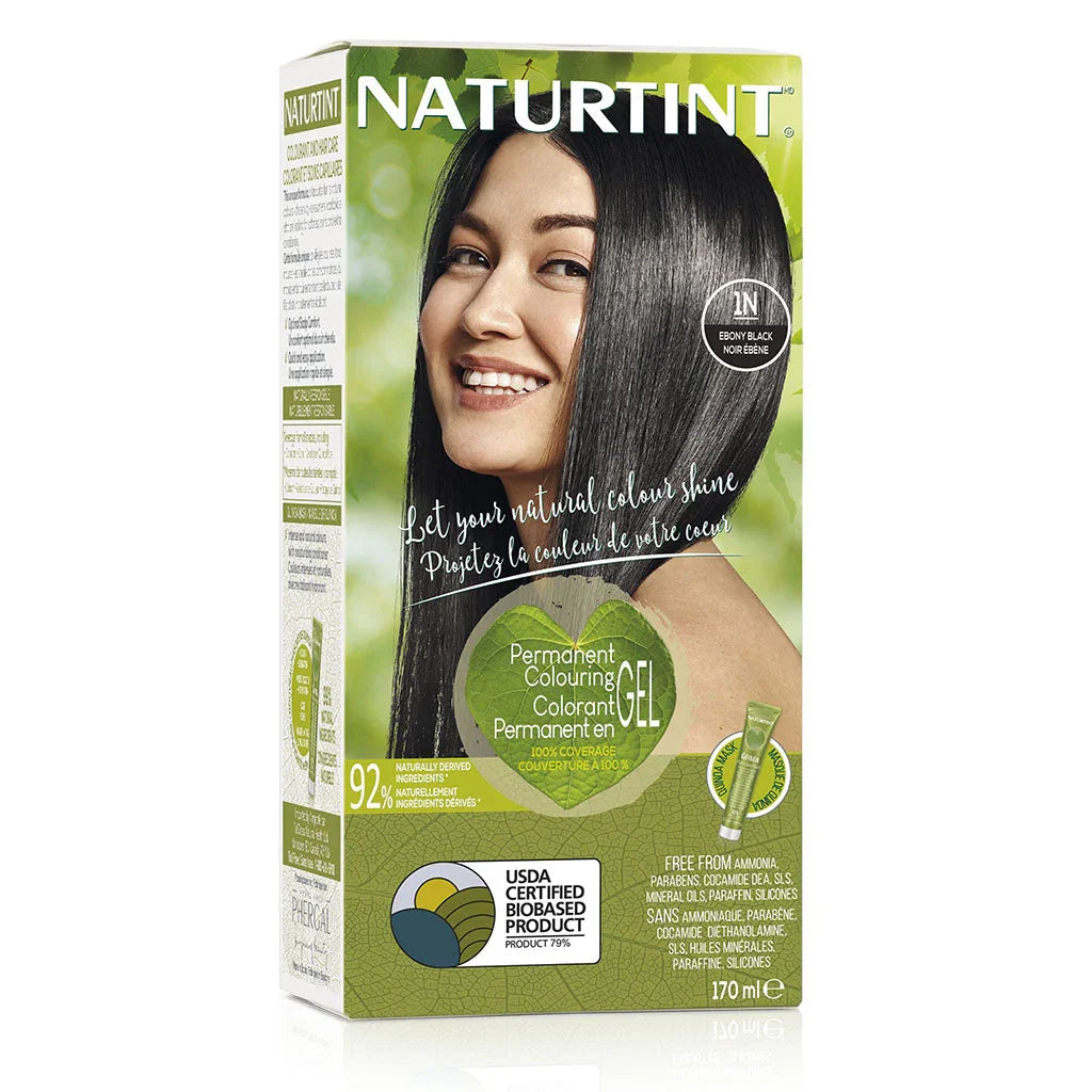 naturtint permanent gel dye ebony black 170 ml
