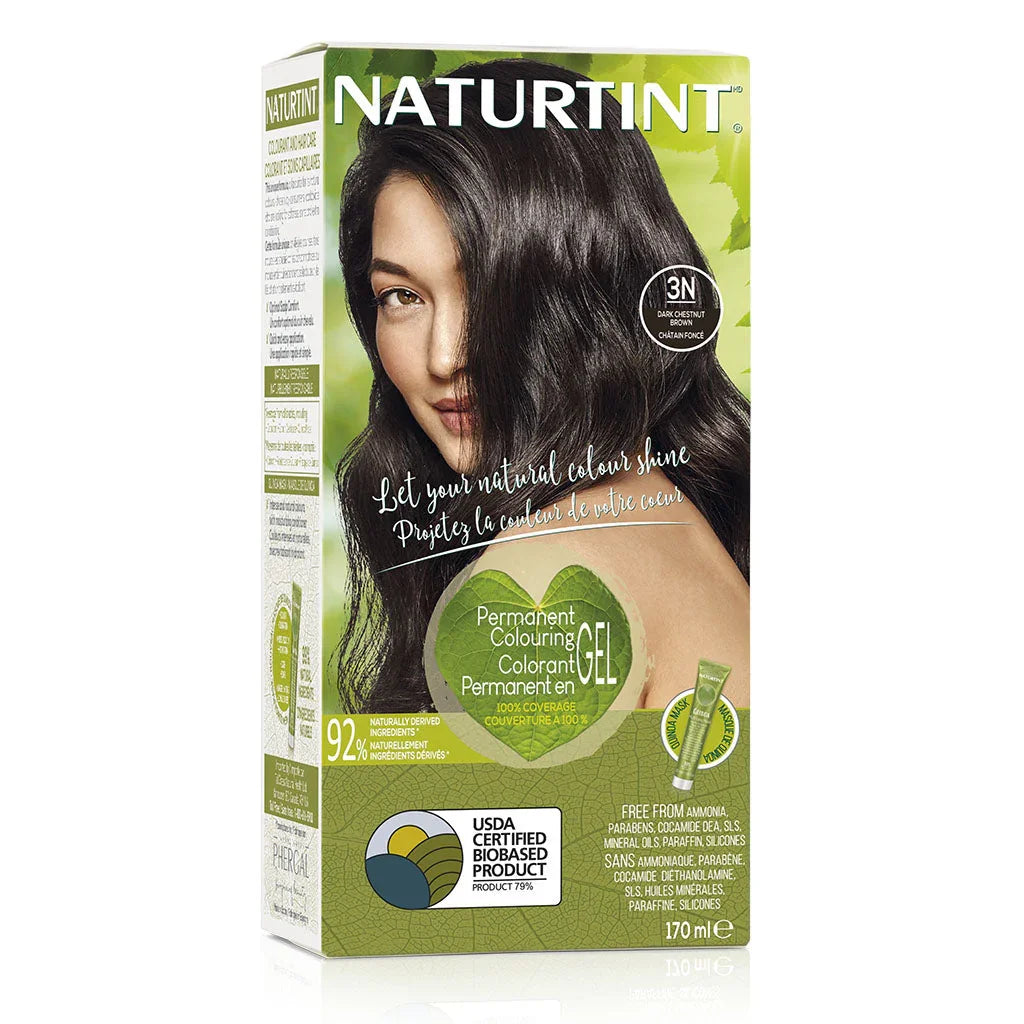 naturtint colorant permanent gel châtain foncé 170 ml