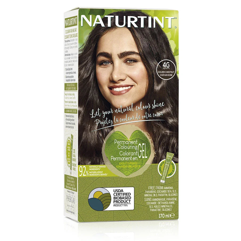 naturtint permanent gel coloring golden brown 170 ml