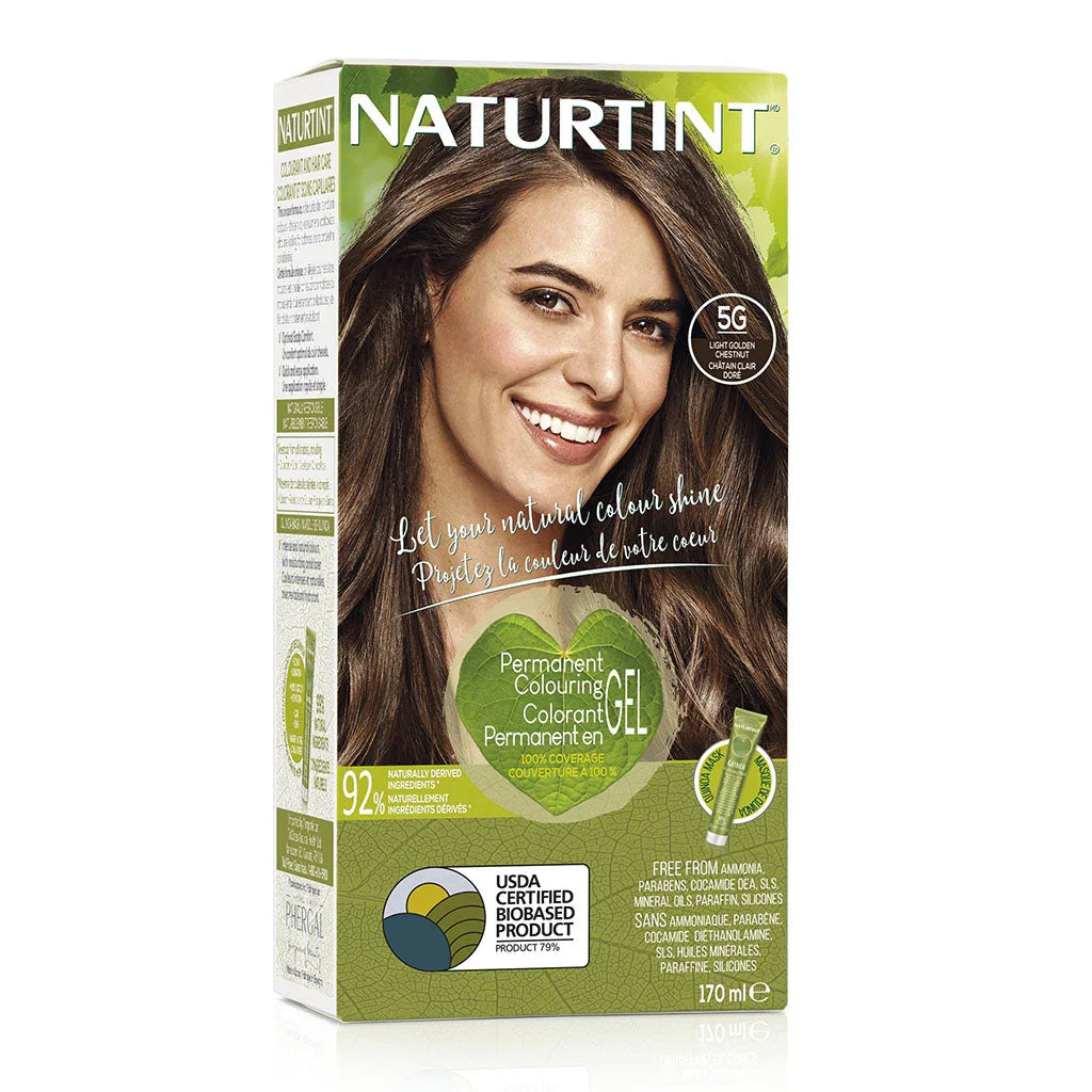 naturtint permanent gel coloring light golden brown 170 ml