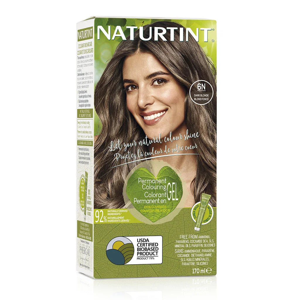 naturtint permanent gel coloring 6n dark blonde 170 ml