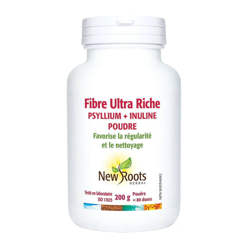 ultra rich fiber psyllium + inulin New Roots - La Boite à Grains