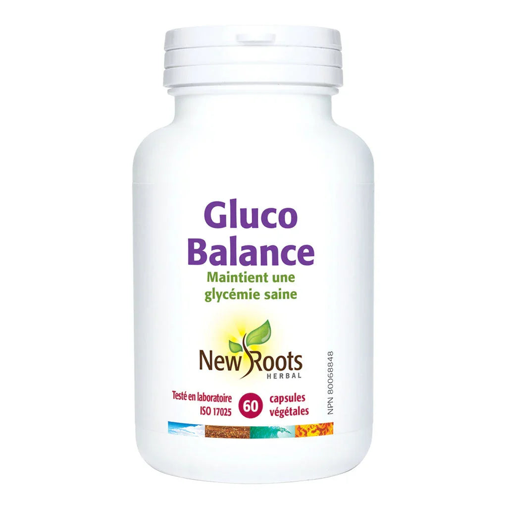 new roots herbal gluco balance 60 capsules végétales