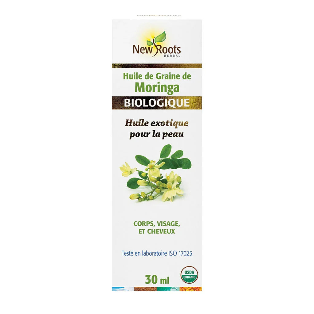 New Roots organic moringa oil - La Boite à Grains