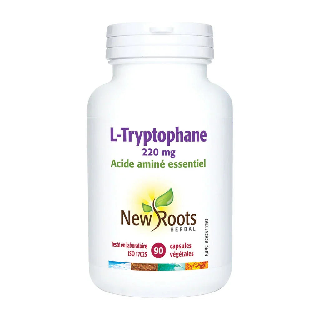 new roots herbal l-tryptophane 220 mg 90 capsules végétales