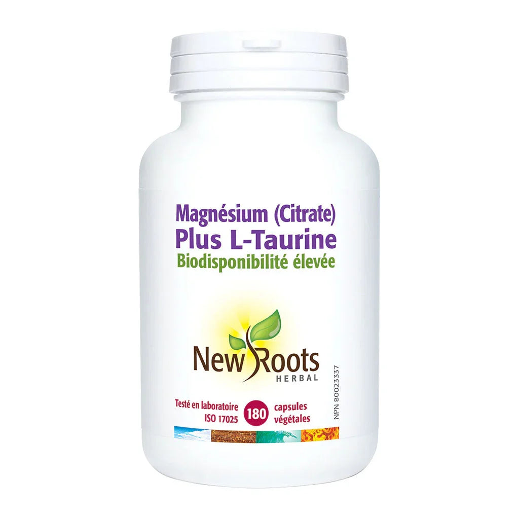 magnesium citrate taurine New Roots - La Boite à Grains