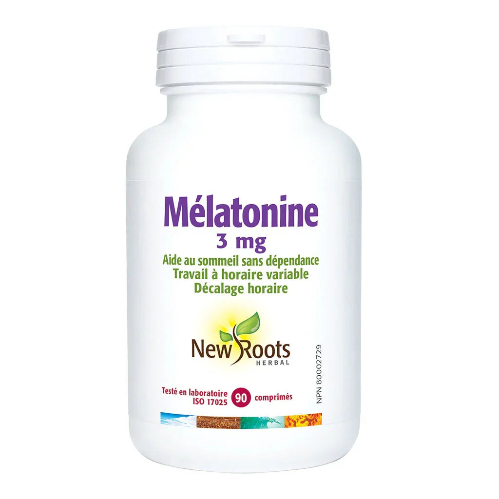 new roots herbal melatonin 3 mg 90 tablets