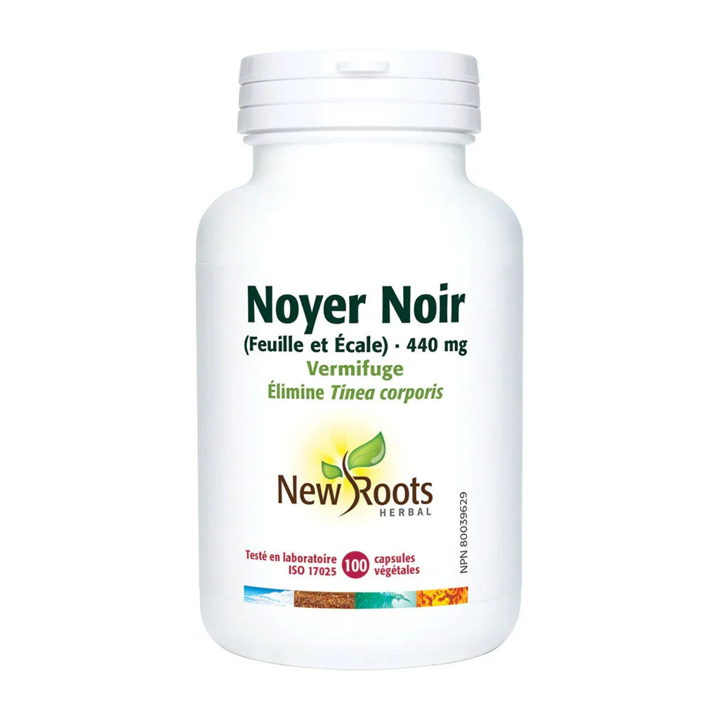noyer noir feuille et écale 440 mg 100 capsules végétales