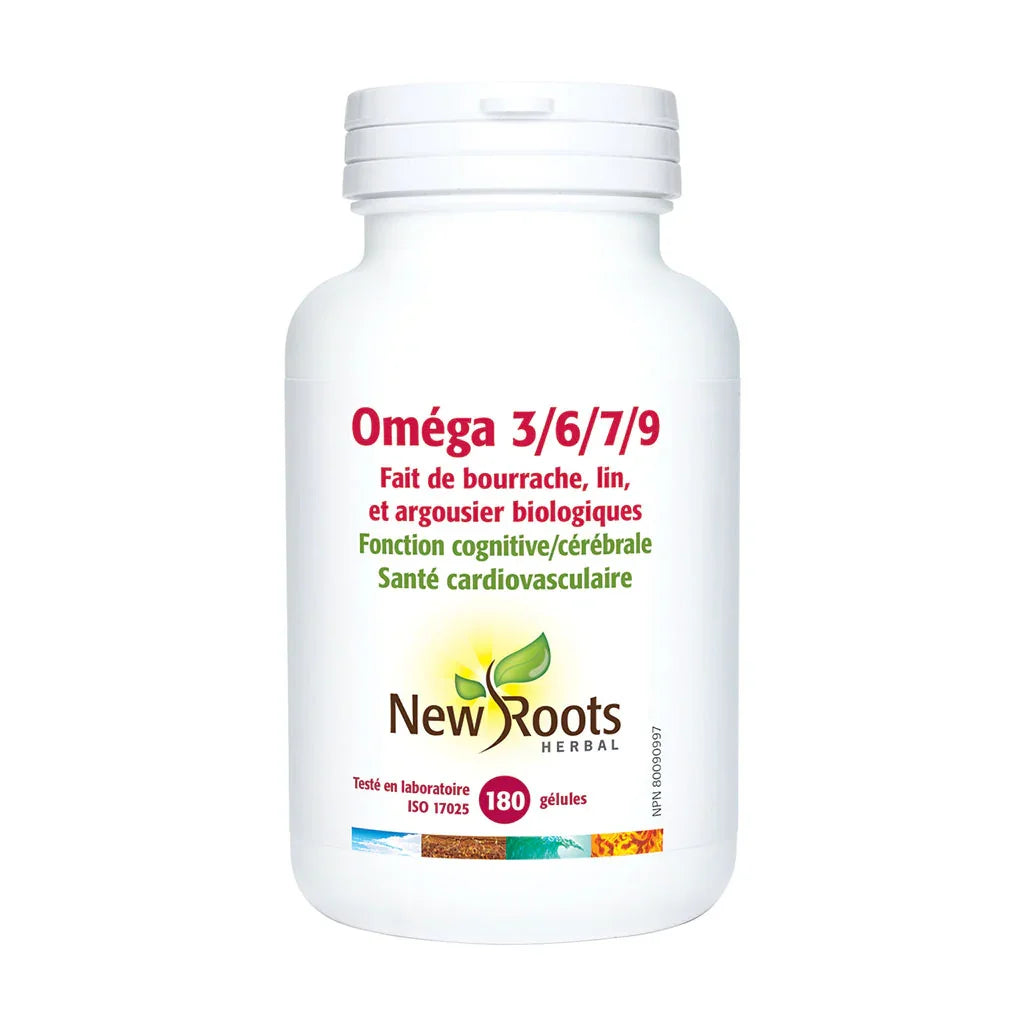 Oméga 3/6/7/9 New Roots Herbal - La Boite à Grains