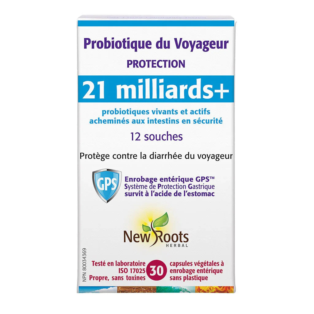 new roots herbal probiotic traveler protection 21 billion 30 vegetable capsules