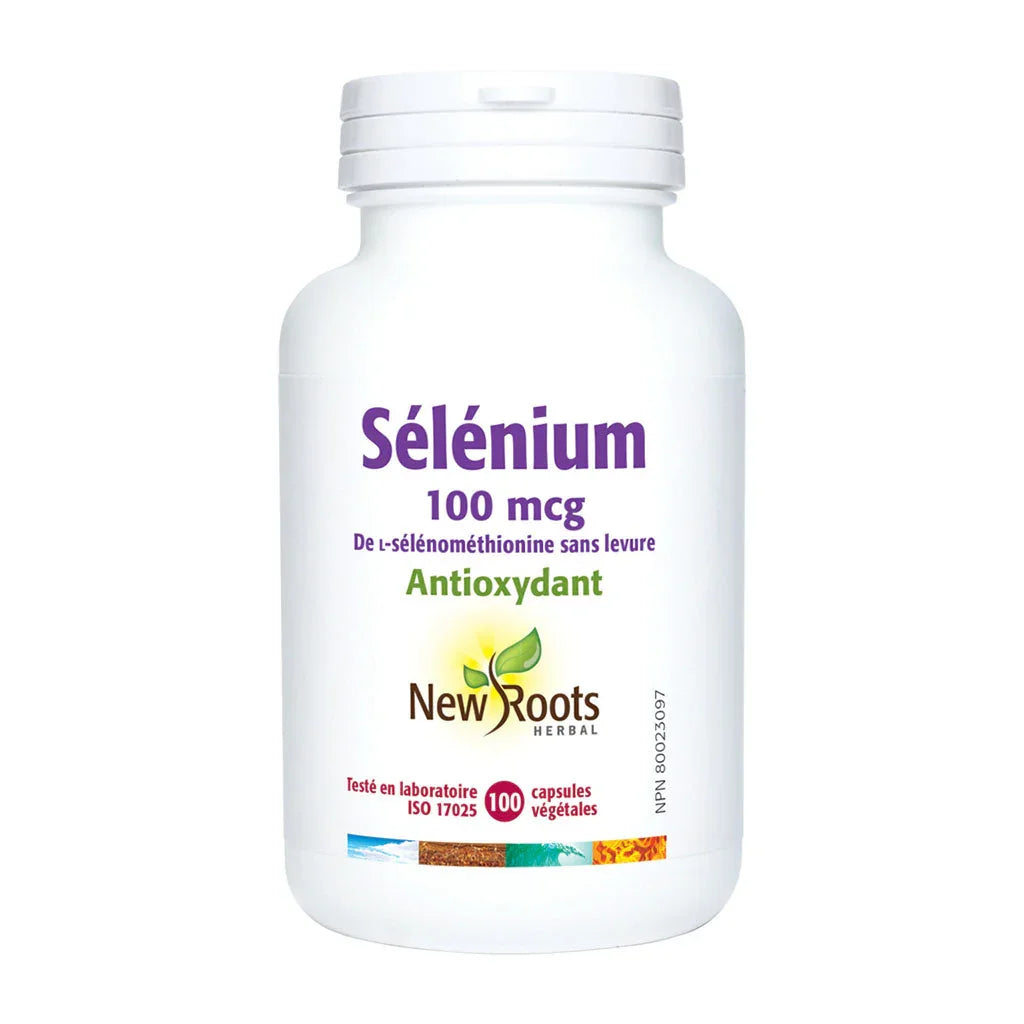 new roots herbal selenium 100 mcg 100 vegetable capsules