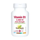 Vitamin D3 2500 IU extra strength New Roots - La Boite à Grains