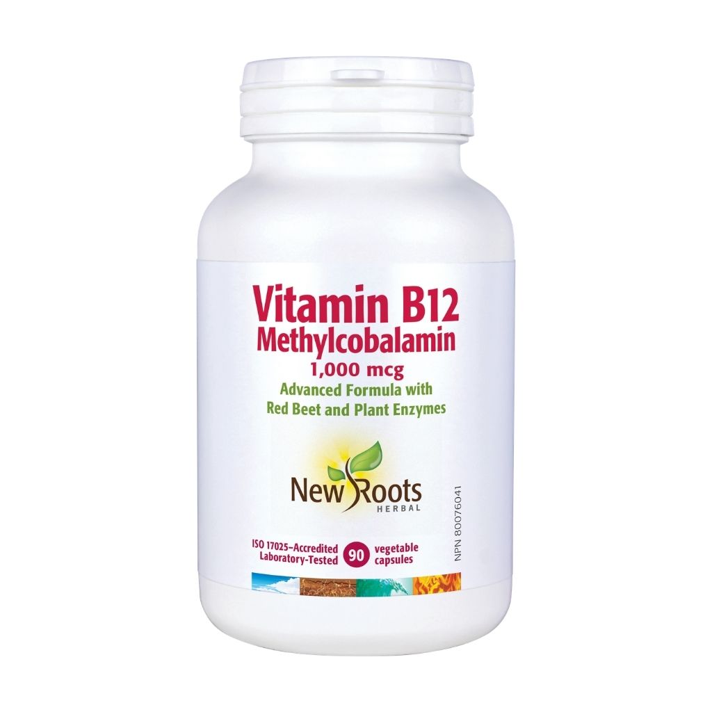 methylcobalamin vitamin B12 1000 mcg New Roots Herbal - La Boite à Grains