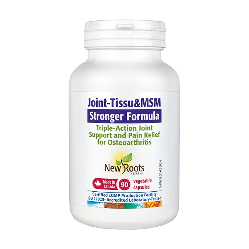 joint tissu et msm formule renforcée New Roots Herbal - La Boite à Grains