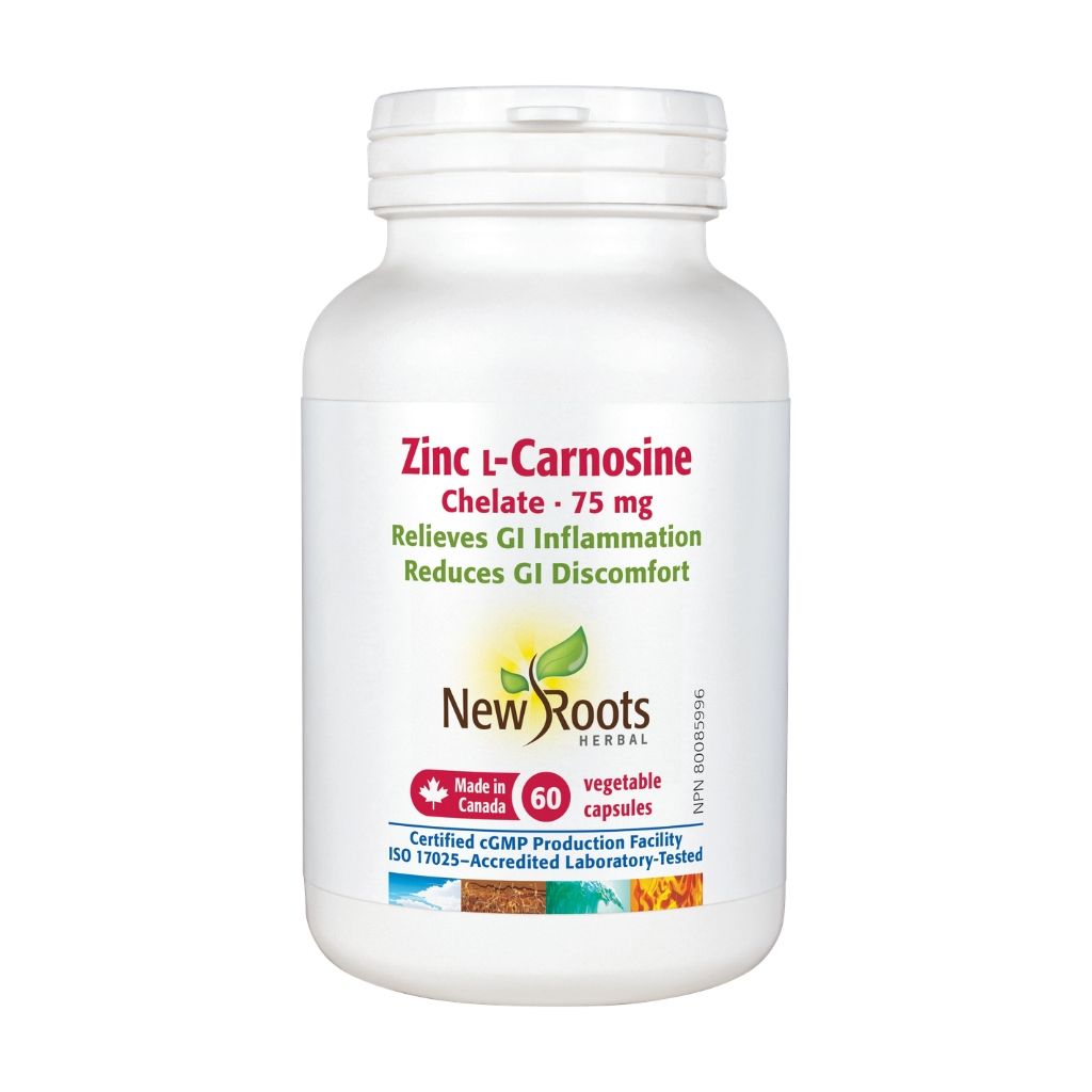 Zinc L-Carnosine by New Roots Herbal - La Boite à Grains