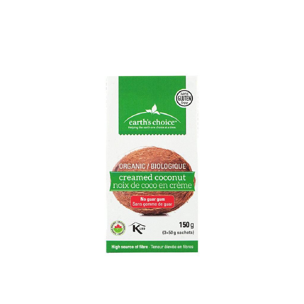 Noix de Coco en Crème Bio Sans Gomme de Guar Earth's Choice - La Boite à Grains