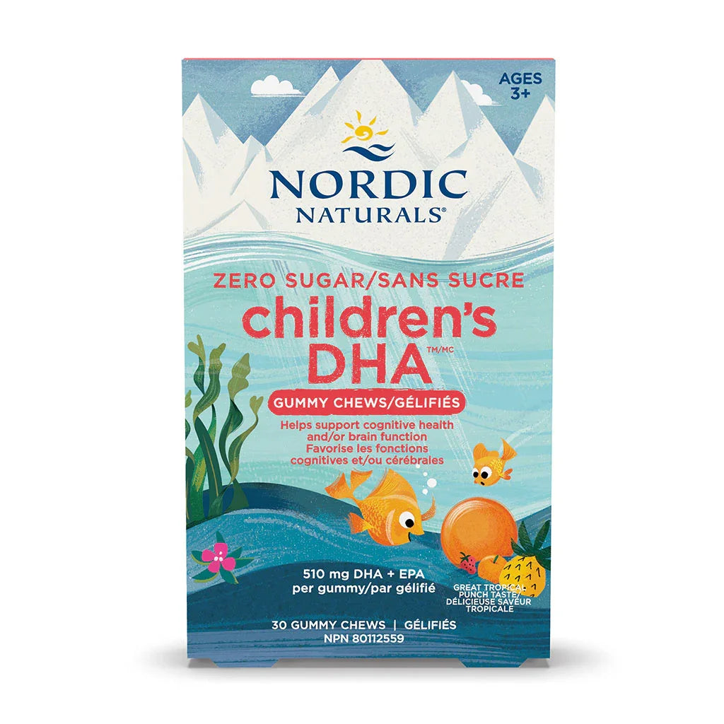 children's DHA gélifiés Nordic Naturals - La Boite à Grains