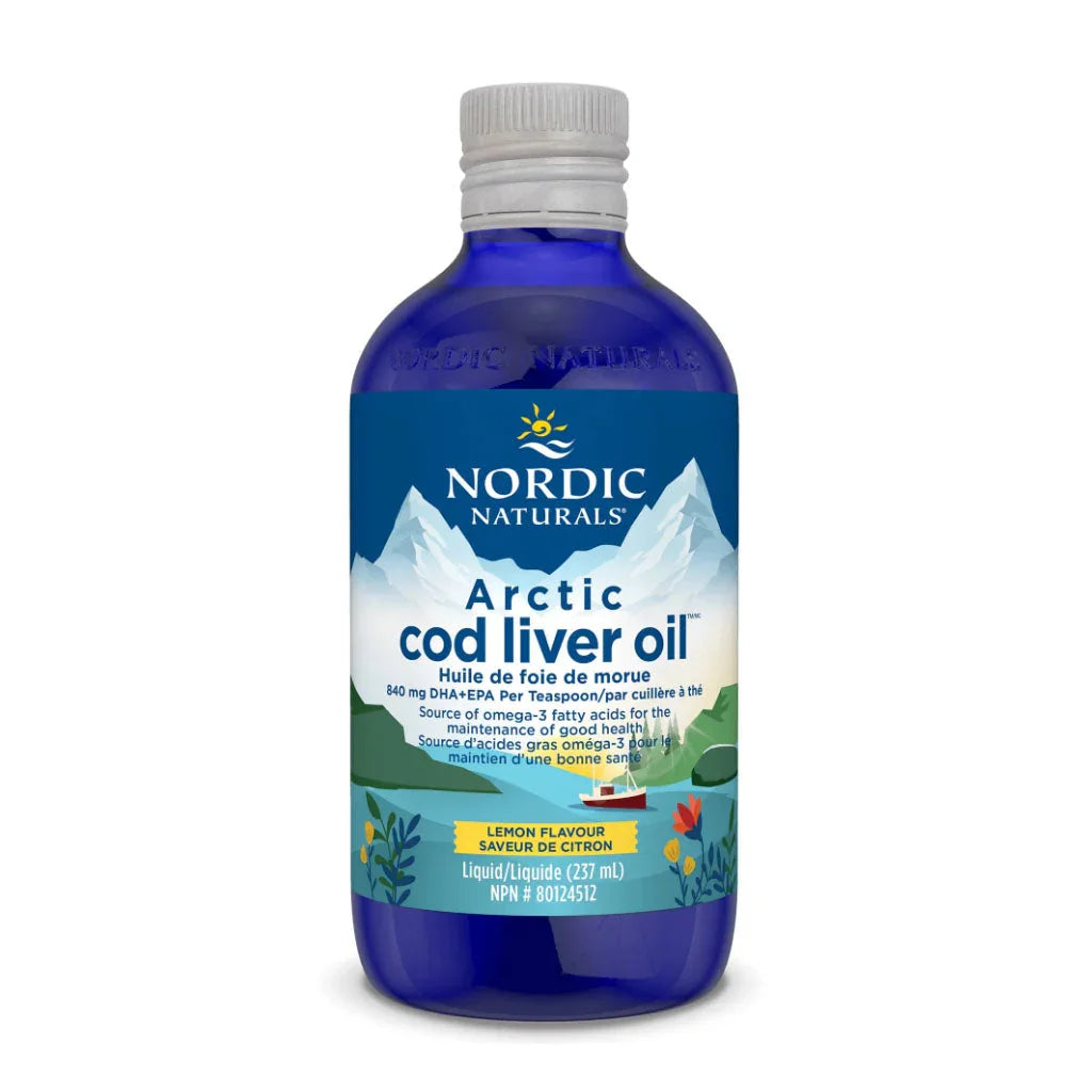 nordic naturals cod liver oil lemon flavor liquid 237 ml