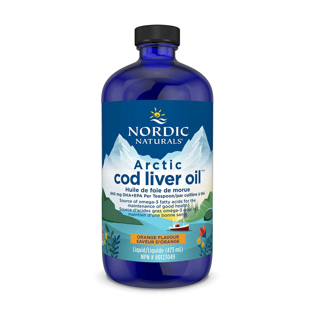 Nordic Naturals Orange Flavor Cod Liver Oil - La Boite à Grains