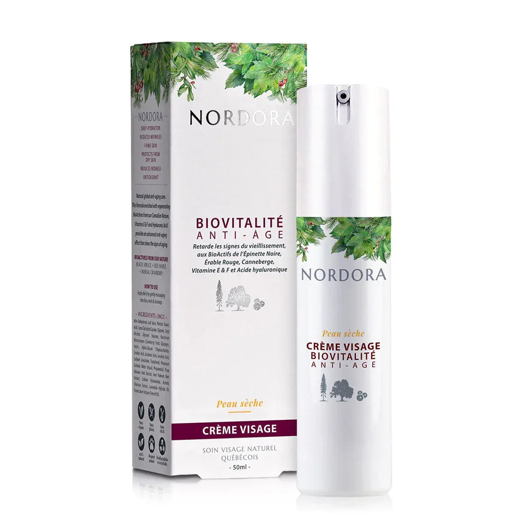 nordora biovitality anti-aging face cream dry skin 50 ml