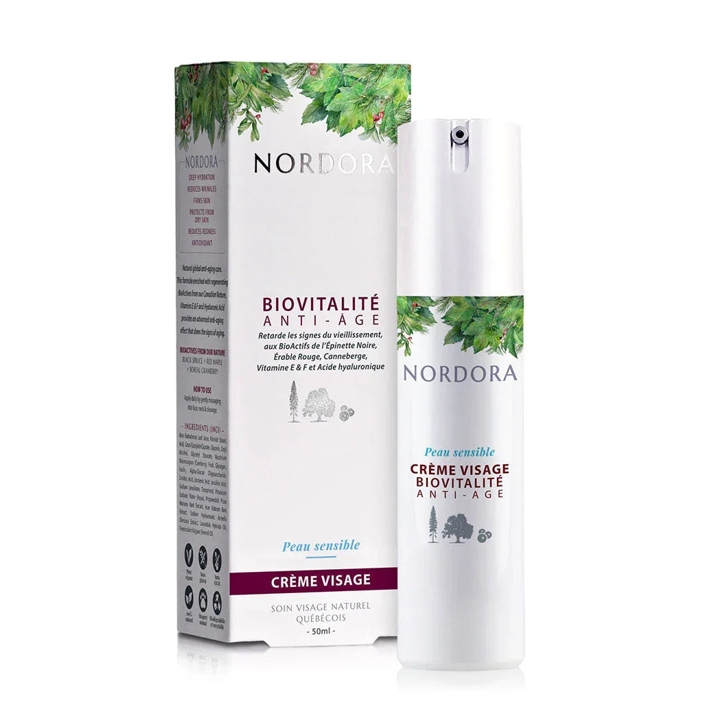 nordora biovitality anti-aging sensitive skin cream 50 ml