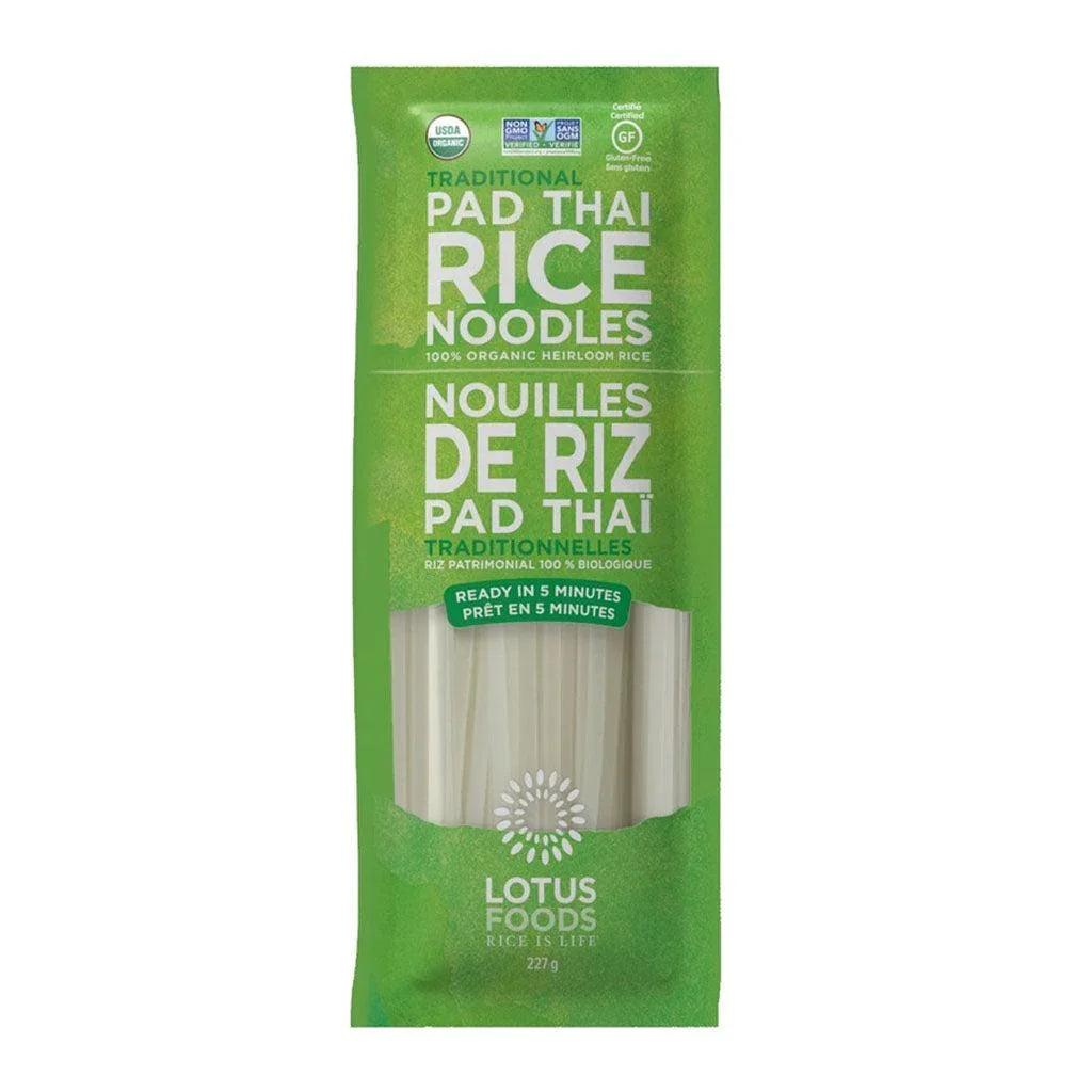 Lotus Foods Organic Traditional Pad Thai Rice Noodles - La Boite à Grains