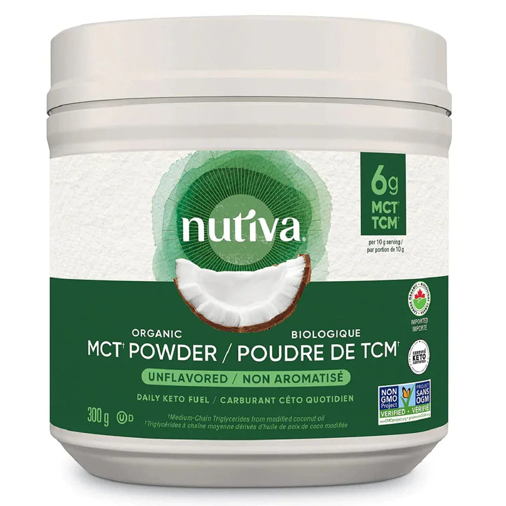 nutiva organic unflavored mct powder 300 g