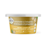 trempette crémeuse aux artichauts et jalapenos Nuts for Cheese - La Boite à Grains