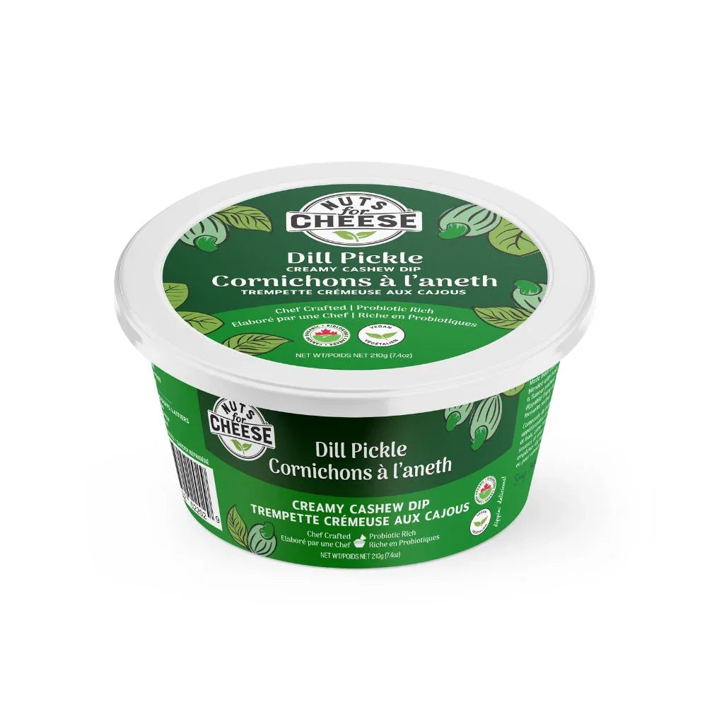 trempette crémeuse aux cajous cornichons à l'aneth Nuts for Cheese - La Boite à Grains