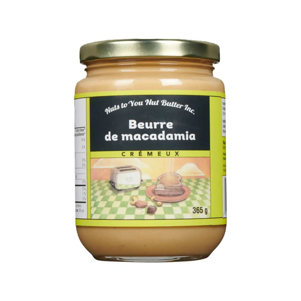 beurre de macadamia crémeux Nuts to You - La Boite à Grains
