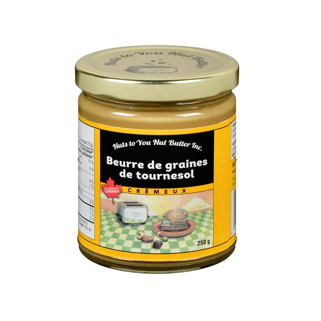 nuts to you beurre de graines de tournesol crémeux 250 g
