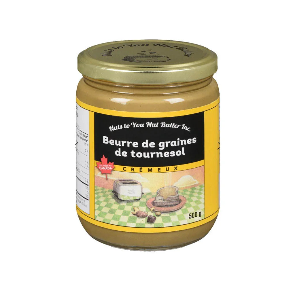 nuts to you beurre de graines de tournesol crémeux 500 g